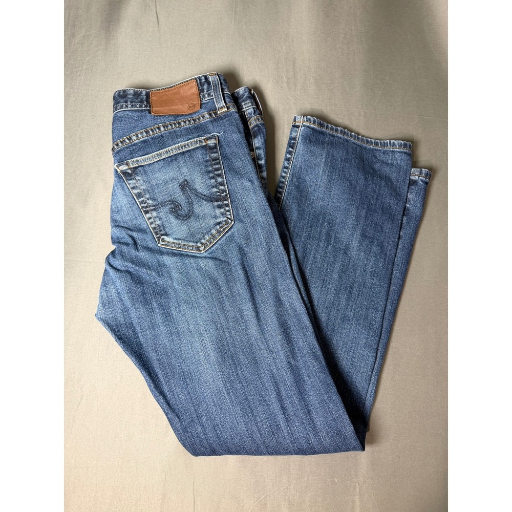 AG Adriano Goldschmied The Jack Straight Leg Jeans Blue Mens 32x32 1174UDKJAK